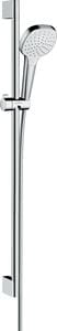 HANSGROHE CROMA SELECT E 1JET sprchová súprava 3-dielna, ručná sprcha 110x110 mm, tyč, hadica, biela/chróm
