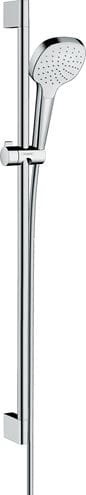 HANSGROHE CROMA SELECT E 1JET sprchová súprava 3-dielna, ručná sprcha 110x110 mm, tyč, hadica, biela/chróm 26594400 Obrázek - Hlavní obrázek