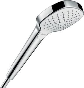 HANSGROHE CROMA SELECT E 3JET ručná sprcha 110x110 mm, 3 prúdy, biela/chróm