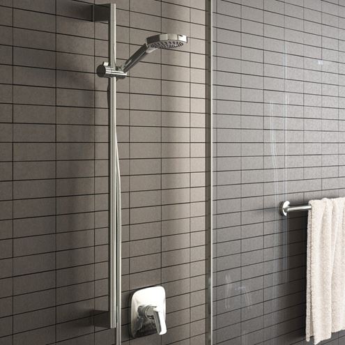 HANSGROHE CROMA SELECT E 3JET sprchová súprava 3-dielna, ručná sprcha 110x110 mm, 3 prúdy, tyč, hadica, biela/chróm 26590400 Obrázek - fotka