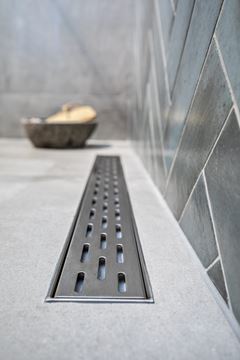 ACO SHOWERDRAIN C, C+ perforovaný rošt SLOT 578 mm, nerez oceľ 9010.88.74 Obrázek - fotka