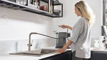 HANSGROHE TALIS SELECT M51 drezová batéria, s vyťahovacou koncovkou, chróm 72822000 Obrázek - fotka