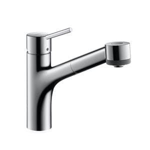 HANSGROHE TALIS M52 drezová batéria, s vyťahovacou sprškou, pre beztlakové ohrievače vody, chróm