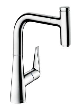HANSGROHE TALIS SELECT M51 drezová batéria, s vyťahovacou koncovkou, chróm