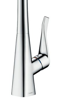 HANSGROHE METRIS SELECT M71 drezová batéria, s vyťahovacou koncovkou, EcoSmart, chróm 14786000 Obrázek - fotka