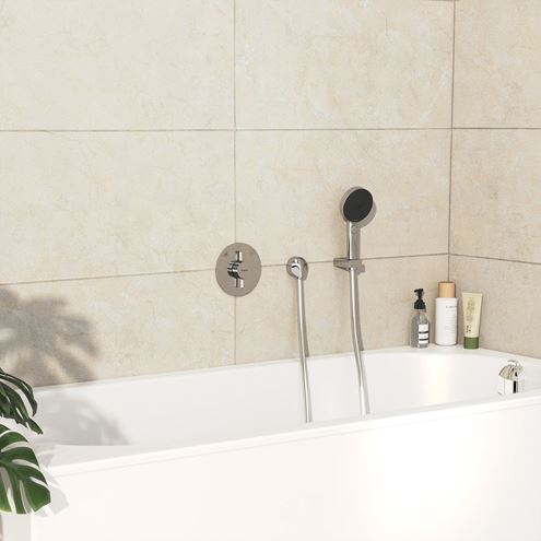 HANSGROHE DUOTURN E podomietková batéria, pre 2 spotrebiče, chróm 75418000 Obrázek - fotka