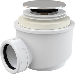 ALCA vaničkový sifón pr. 52 mm, click-clack, chróm