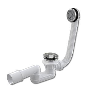 ROTH VIKI LUX vaničkový sifón pr. 52 mm, click-clack, s prepadom, chróm