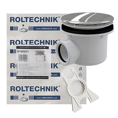 ROTH vaničkový sifón pr. 90 mm, chróm 8100016 Obrázek - fotka