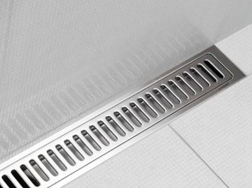UNIDRAIN CLASSICLINE 1600 perforovaný rošt COLUMN 280 mm, kartáčovaná nerez oceľ 1602.0300 Obrázek - fotka