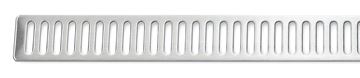 UNIDRAIN CLASSICLINE 1600 perforovaný rošt COLUMN 660 mm, kartáčovaná nerez oceľ