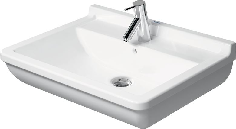 DURAVIT STARCK 3 umývadlo 65 cm, s otvorom pre batériu a prepadom 0300650000 Obrázek - fotka