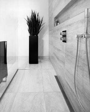 UNIDRAIN CLASSICLINE 1600 perforovaný rošt COLUMN 760 mm, kartáčovaná nerez oceľ 1602.0800 Obrázek - fotka