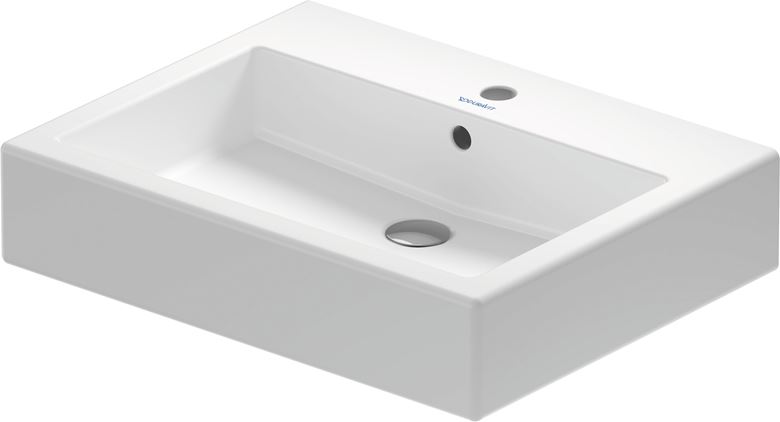 DURAVIT VERO umývadlo 60 cm, s otvorom pre batériu a prepadom, brúsené 0454600027 Obrázek - Hlavní obrázek