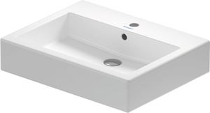 DURAVIT VERO umývadlo 60 cm, s otvorom pre batériu a prepadom, brúsené, WonderGliss
