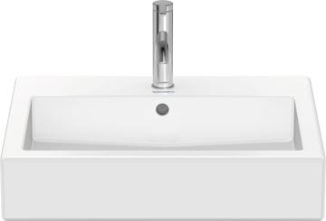 DURAVIT VERO umývadlo 60 cm, s otvorom pre batériu a prepadom, brúsené, WonderGliss 04546000271 Obrázek - fotka