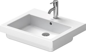 DURAVIT VERO umývadlo 55 cm, s otvorom pre batériu a prepadom