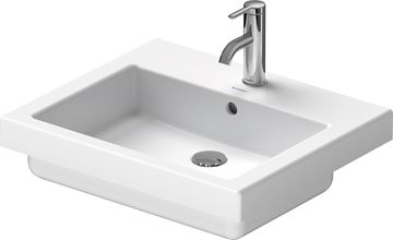 DURAVIT VERO umývadlo 55 cm, s otvorom pre batériu a prepadom