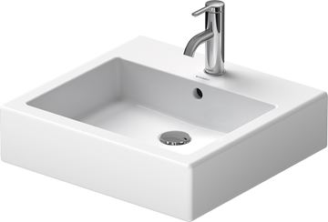 DURAVIT VERO umývadlo 50 cm, s otvorom pre batériu a prepadom 0454500000 Obrázek - fotka