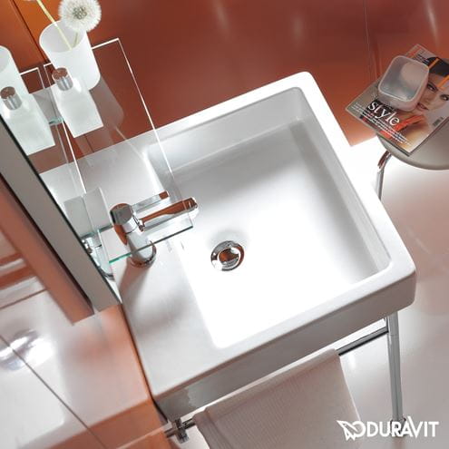 DURAVIT VERO umývadlo 50 cm, s otvorom pre batériu a prepadom, brúsené 0454500027 Obrázek - fotka
