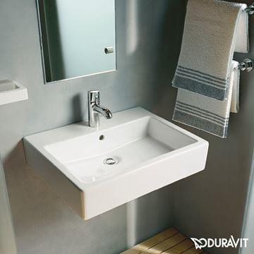 DURAVIT VERO umývadlo 50 cm, s otvorom pre batériu a prepadom, brúsené 0454500027 Obrázek - fotka