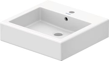 DURAVIT VERO umývadlo 50 cm, s otvorom pre batériu a prepadom, brúsené