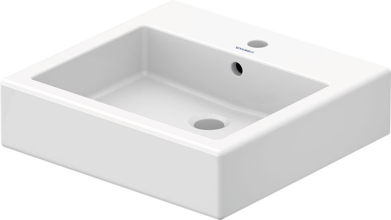 DURAVIT VERO umývadlo 50 cm, s otvorom pre batériu a prepadom, brúsené 0454500027 Obrázek - Hlavní obrázek