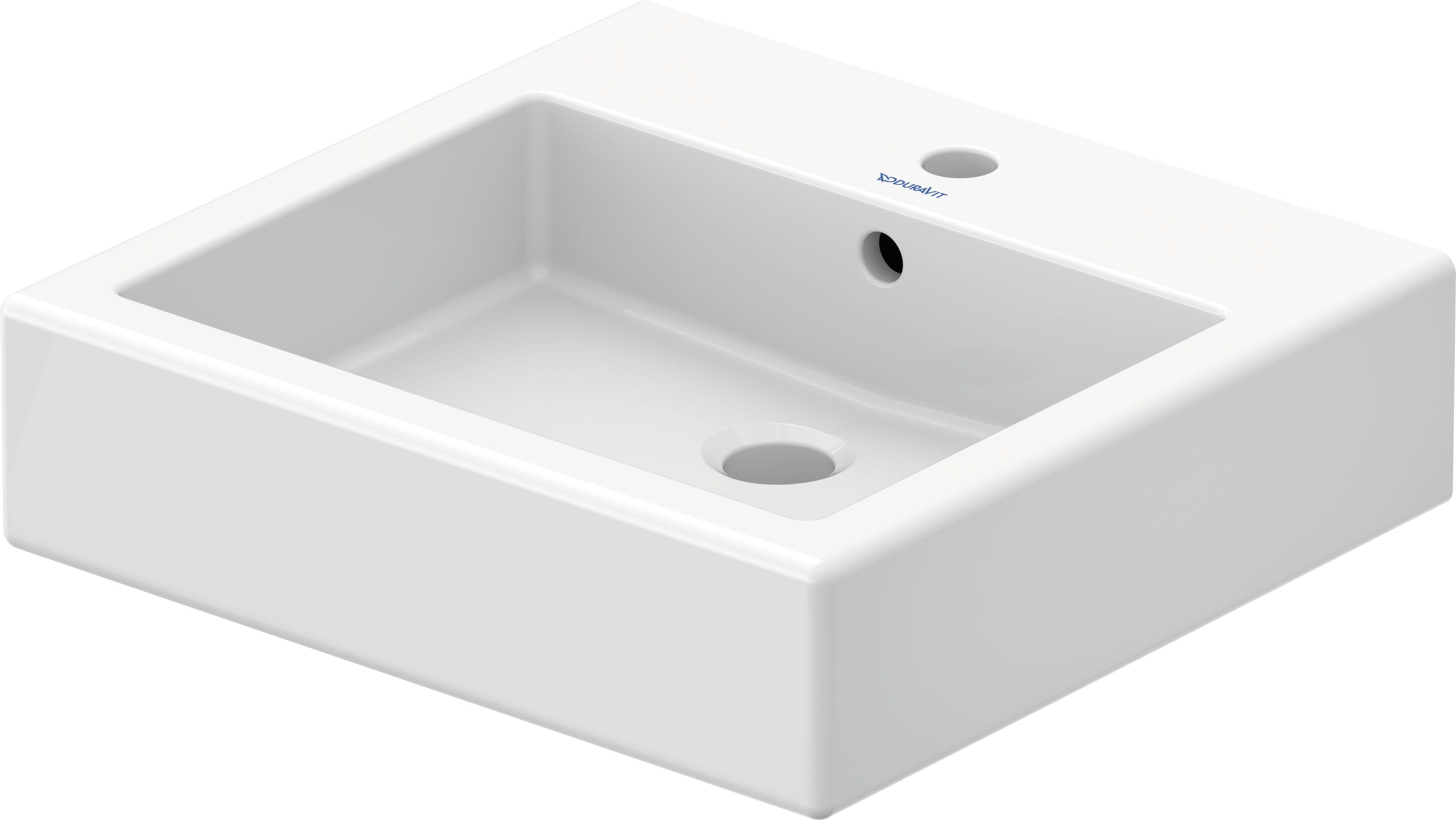DURAVIT VERO umývadlo 50 cm, s otvorom pre batériu a prepadom, WonderGliss