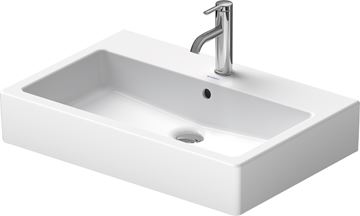 DURAVIT VERO umývadlo 70 cm, s otvorom pre batériu a prepadom, WonderGliss 04547000001 Obrázek - fotka