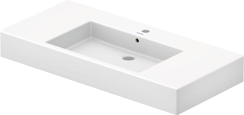 DURAVIT VERO umývadlo 105 cm, s otvorom pre batériu a prepadom, WonderGliss 03291000001 Obrázek - Hlavní obrázek