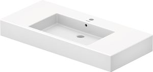 DURAVIT VERO umývadlo 105 cm, s otvorom pre batériu a prepadom, WonderGliss