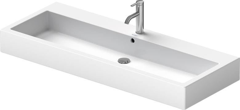 DURAVIT VERO umývadlo 120 cm, s otvorom pre batériu a prepadom 0454120000 Obrázek - Hlavní obrázek