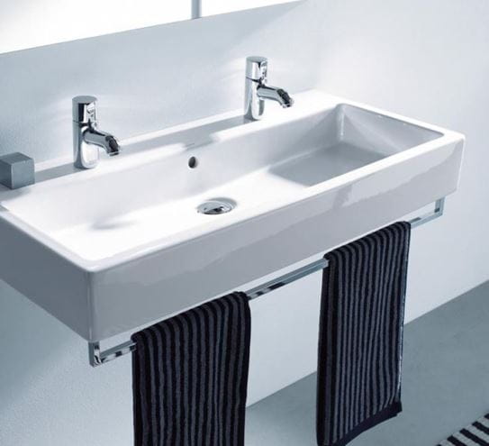 DURAVIT VERO umývadlo 120 cm, s 2 otvormi pre batérie a prepadom 0454120024 Obrázek - fotka