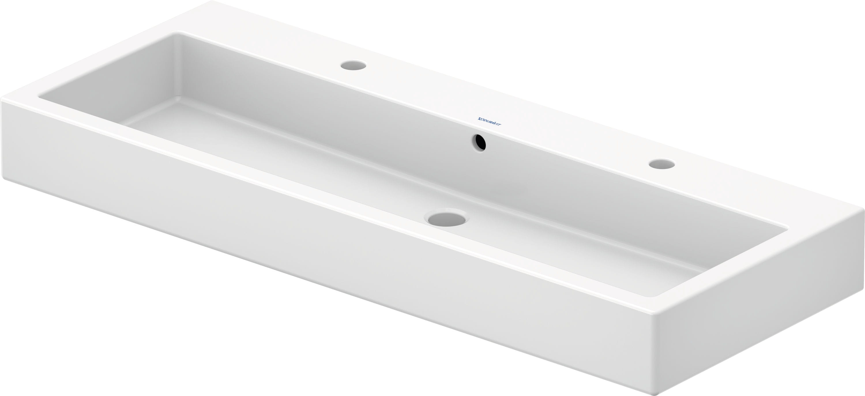 DURAVIT VERO umývadlo 120 cm, s 2 otvormi pre batérie a prepadom, WonderGliss