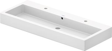 DURAVIT VERO umývadlo 120 cm, s 2 otvormi pre batérie a prepadom, WonderGliss