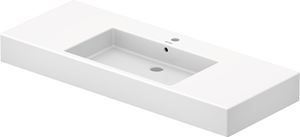 DURAVIT VERO umývadlo 125 cm, s otvorom pre batériu a prepadom, WonderGliss