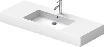 DURAVIT VERO umývadlo 125 cm, s otvorom pre batériu a prepadom, WonderGliss 03291200001 Obrázek - fotka