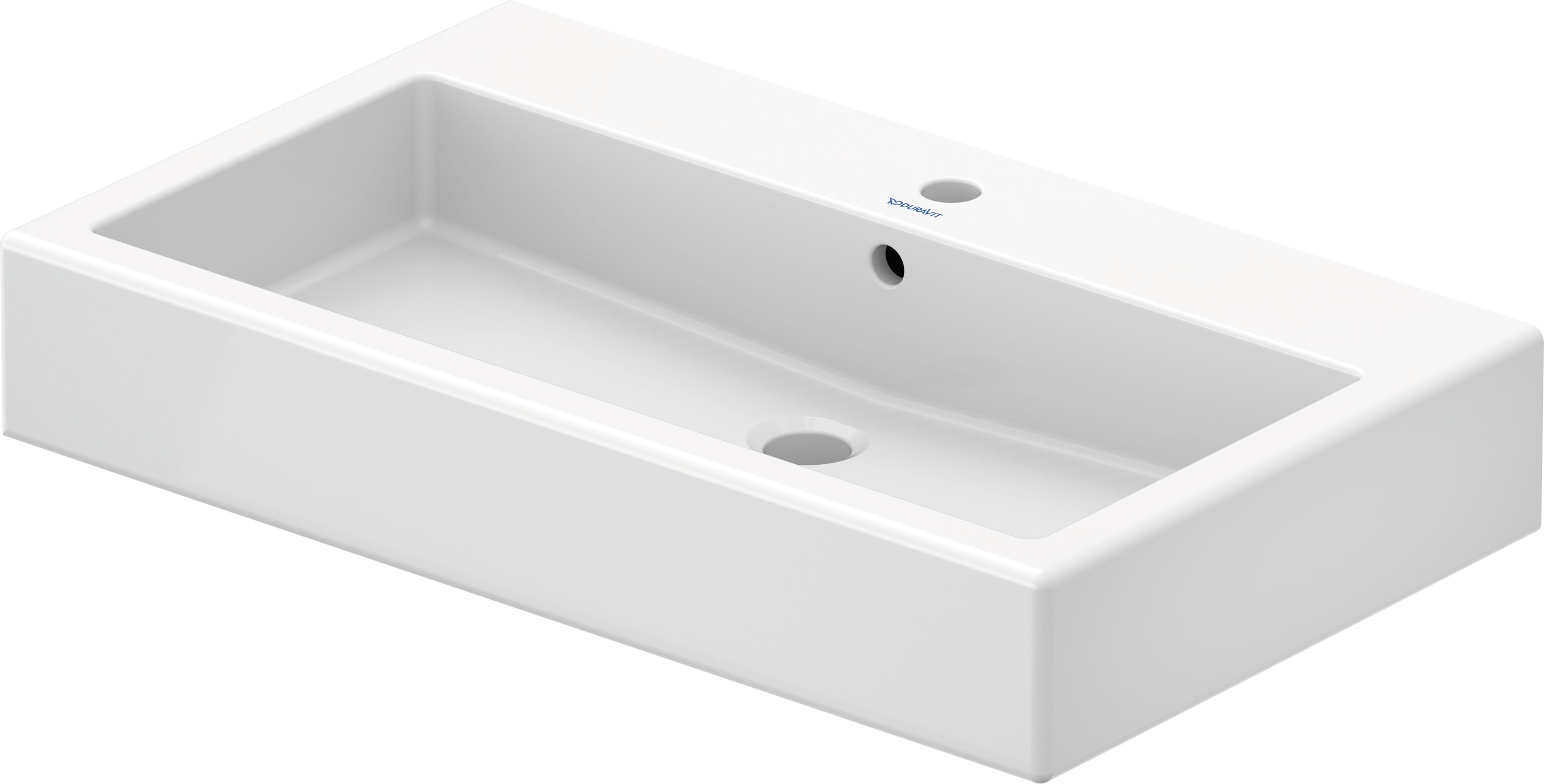 DURAVIT VERO umývadlo 80 cm, s otvorom pre batériu a prepadom, brúsené 0454800027 Obrázek - Hlavní obrázek