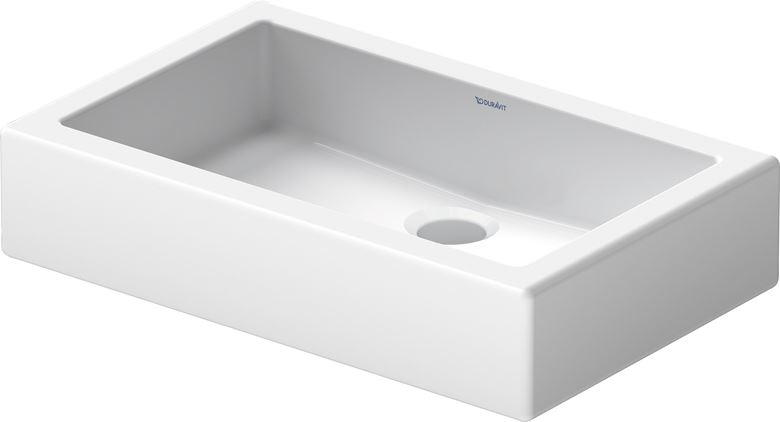 DURAVIT VERO umývadlo na dosku 60 cm, bez prepadu, WonderGliss 04556000001 Obrázek - Hlavní obrázek