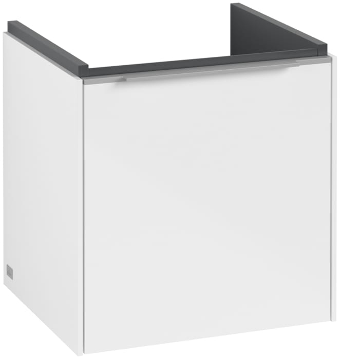 VILLEROY & BOCH VERITY EXCLUSIVE skrinka pod umývadlo 42,3x37,8x42,9 cm, 1 dvierka, pánty vľavo, Brillant White