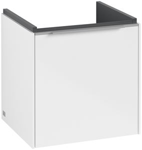 VILLEROY & BOCH VERITY EXCLUSIVE skrinka pod umývadlo 42,3x37,8x42,9 cm, 1 dvierka, pánty vľavo, Brillant White