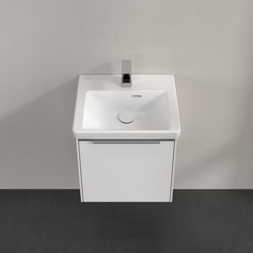 VILLEROY & BOCH VERITY EXCLUSIVE skrinka pod umývadlo 42,3x37,8x42,9 cm, 1 dvierka, pánty vľavo, Brillant White A87900VE Obrázek - fotka