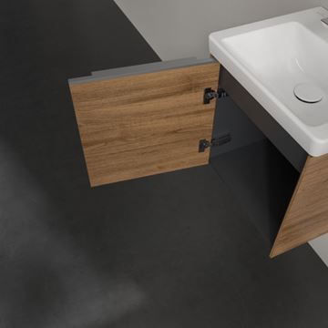VILLEROY & BOCH VERITY EXCLUSIVE skrinka pod umývadlo 42,3x37,8x42,9 cm, 1 dvierka, pánty vľavo, Oak Kansas A87900RH Obrázek - fotka