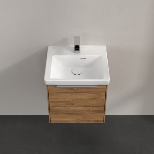 VILLEROY & BOCH VERITY EXCLUSIVE skrinka pod umývadlo 42,3x37,8x42,9 cm, 1 dvierka, pánty vľavo, Oak Kansas A87900RH Obrázek - fotka