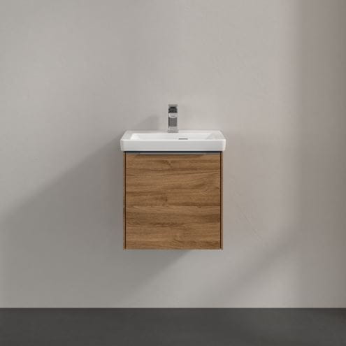 VILLEROY & BOCH VERITY EXCLUSIVE skrinka pod umývadlo 42,3x37,8x42,9 cm, 1 dvierka, pánty vľavo, Oak Kansas A87900RH Obrázek - fotka