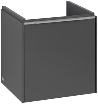 VILLEROY & BOCH VERITY EXCLUSIVE skrinka pod umývadlo 42,3x37,8x42,9 cm, 1 dvierka, pánty vľavo, Graphite