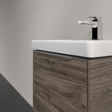 VILLEROY & BOCH VERITY EXCLUSIVE skrinka pod umývadlo 42,3x37,8x42,9 cm, 1 dvierka, pánty vľavo, Oak Stone A87900RK Obrázek - fotka
