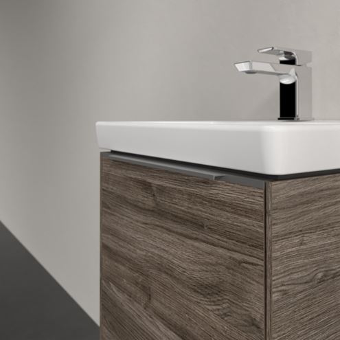VILLEROY & BOCH VERITY EXCLUSIVE skrinka pod umývadlo 42,3x37,8x42,9 cm, 1 dvierka, pánty vľavo, Oak Stone A87900RK Obrázek - fotka