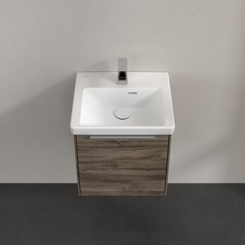 VILLEROY & BOCH VERITY EXCLUSIVE skrinka pod umývadlo 42,3x37,8x42,9 cm, 1 dvierka, pánty vľavo, Oak Stone A87900RK Obrázek - fotka
