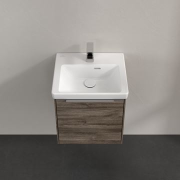 VILLEROY & BOCH VERITY EXCLUSIVE skrinka pod umývadlo 42,3x37,8x42,9 cm, 1 dvierka, pánty vľavo, Oak Stone A87900RK Obrázek - fotka